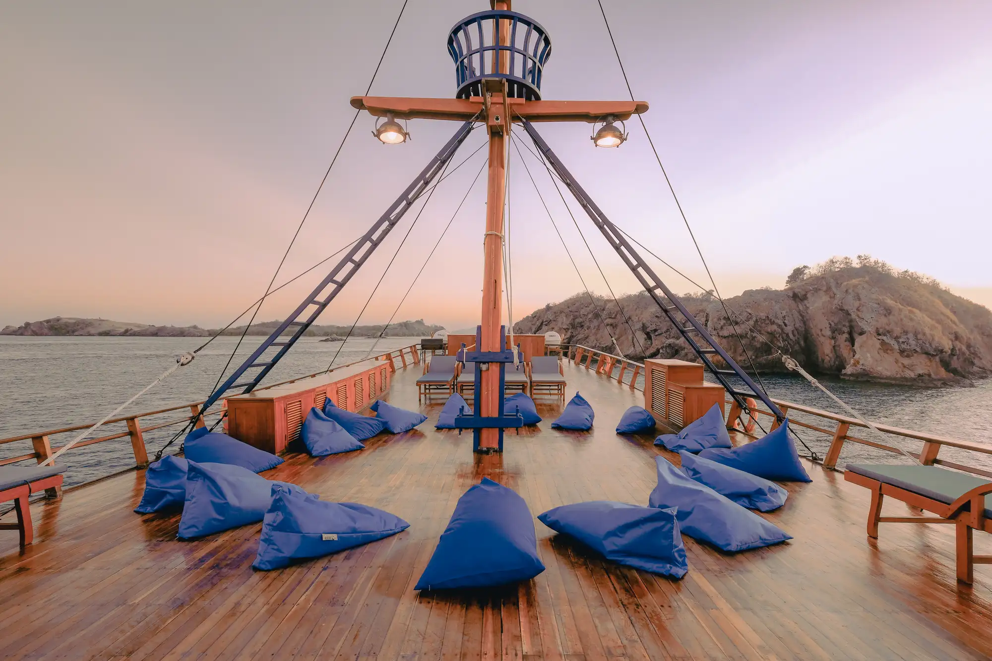 Lotus Malaillo Liveaboard top deck