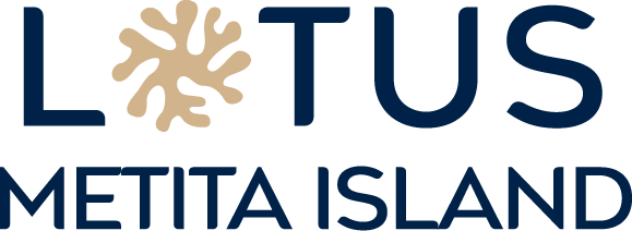 Lotus Metita Island logo with coral symbol