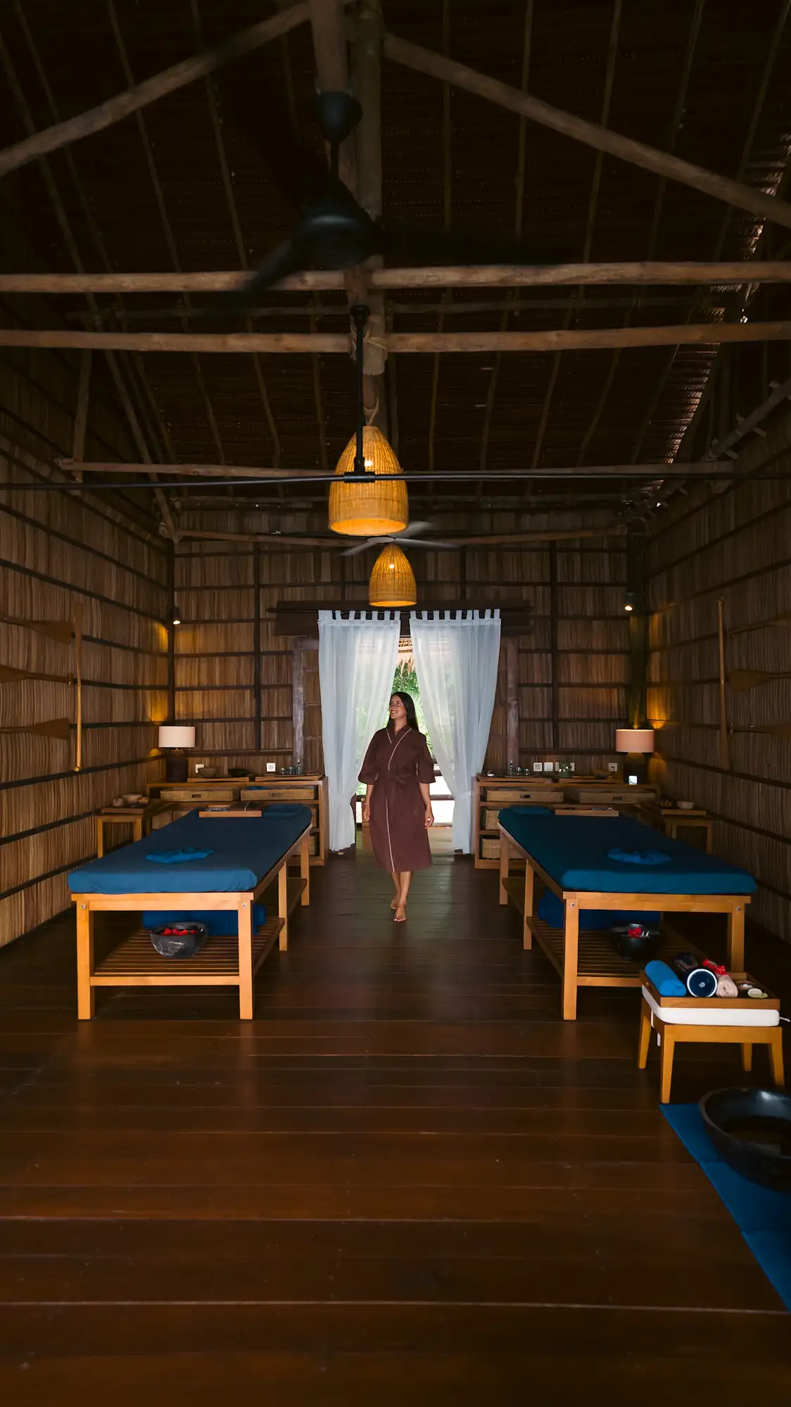 Lady in room Spa