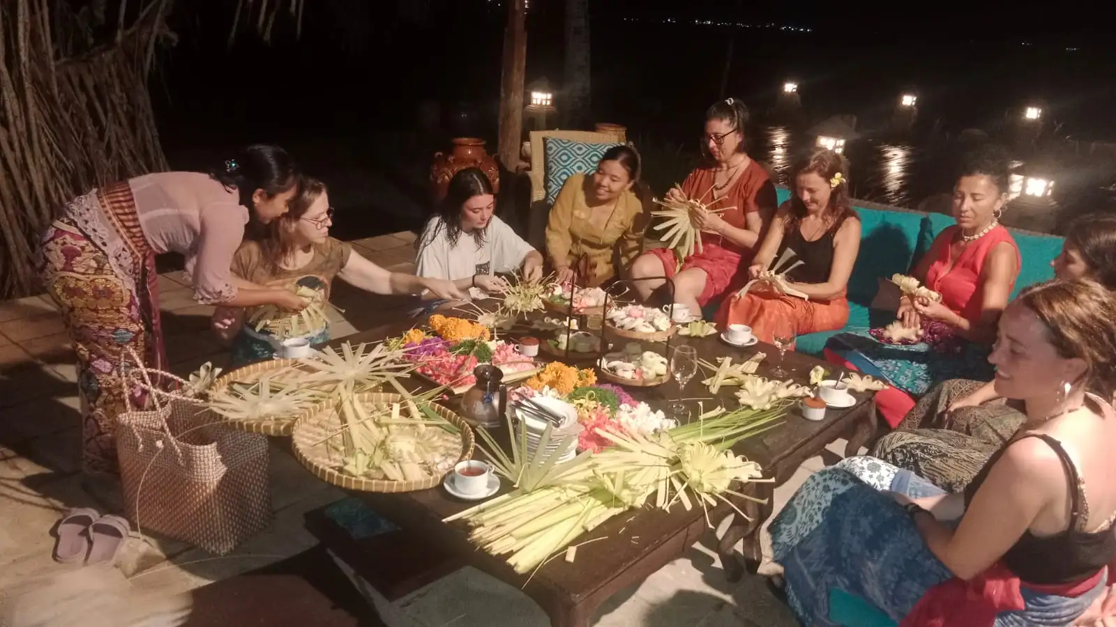 Making Balinese Offering