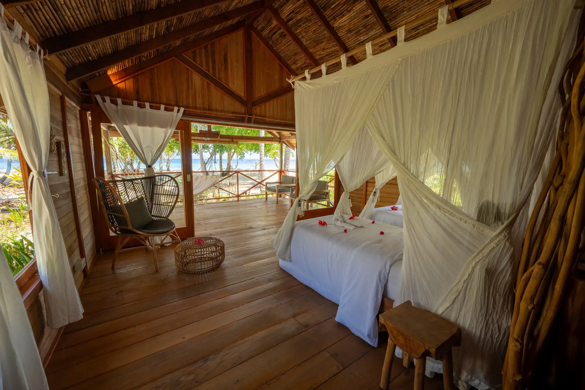 beach bungalow at Lotus Metita Island