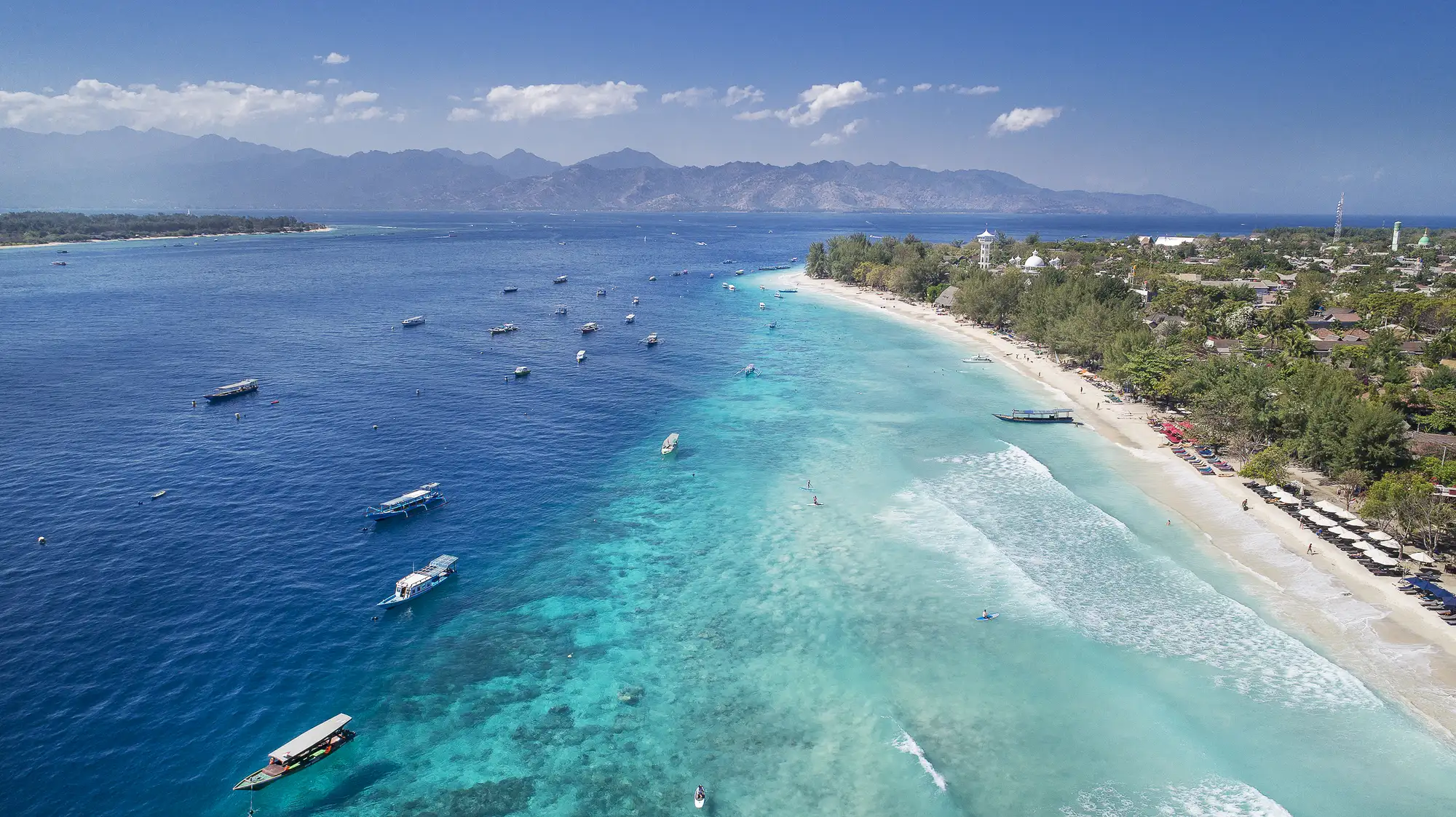 HVA_Beach Gili Trawangan Aerial view (1)